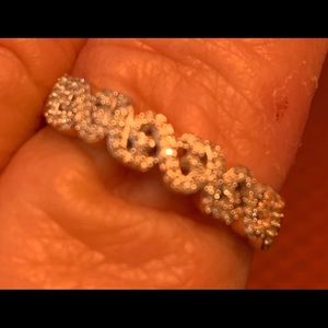 Jane Seymour open Heart Diamond Ring